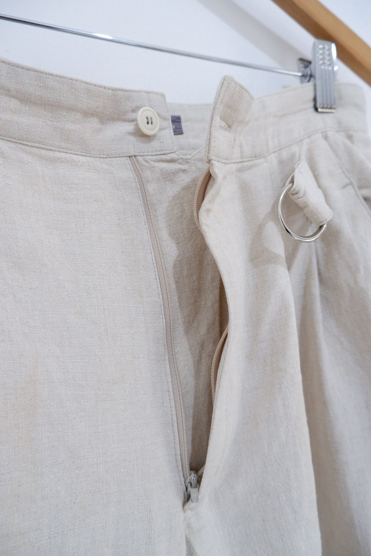 Issey Miyake Vintage 90s Issey Miyake Men Linen Pants Size US 28 / EU 44 - 7 Thumbnail