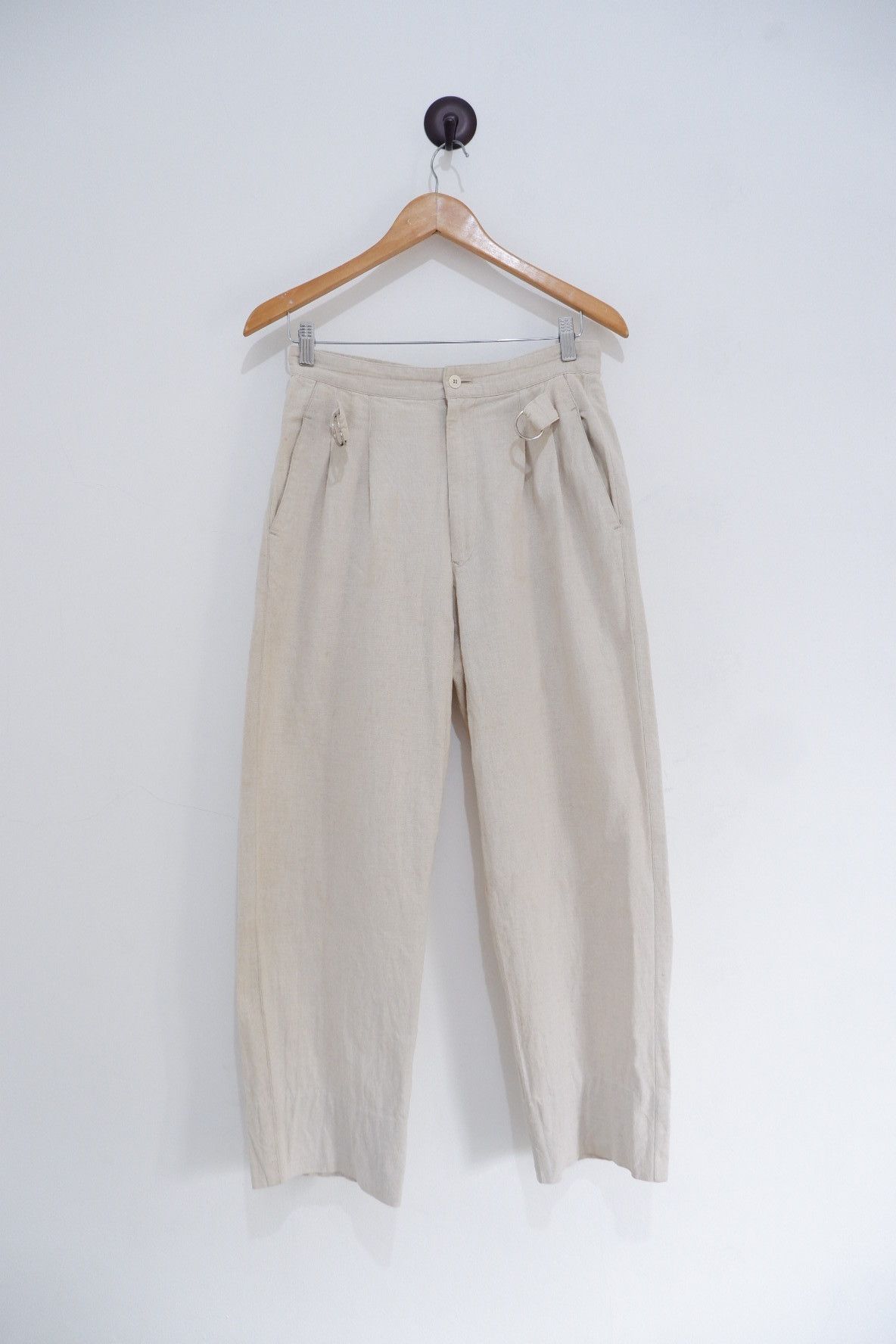 Issey Miyake Vintage 90s Issey Miyake Men Linen Pants Size US 28 / EU 44 - 1 Thumbnail
