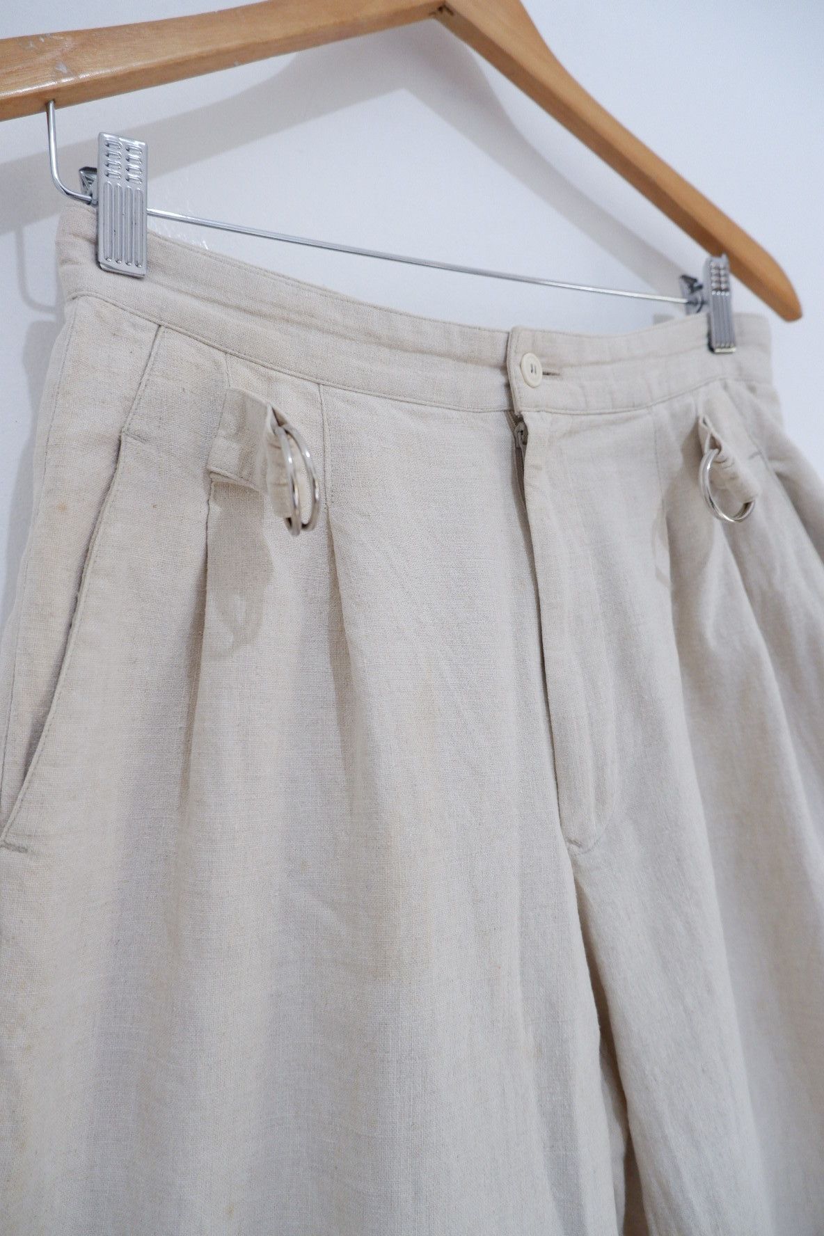 Issey Miyake Vintage 90s Issey Miyake Men Linen Pants Size US 28 / EU 44 - 4 Thumbnail