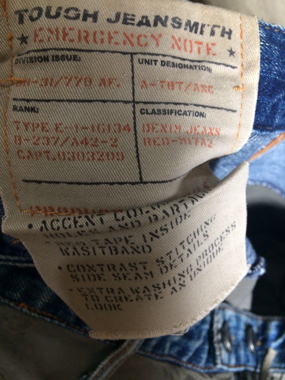 Japanese Brand Tough Jeans Smith Reconstructed Cargo Pants Size US 32 / EU 48 - 7 Thumbnail