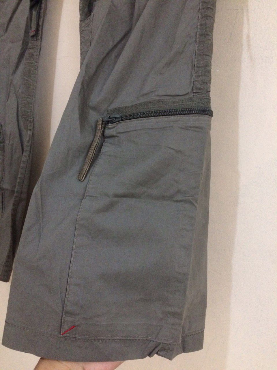 Japanese Brand Tough Jeans Smith Reconstructed Cargo Pants Size US 32 / EU 48 - 3 Thumbnail