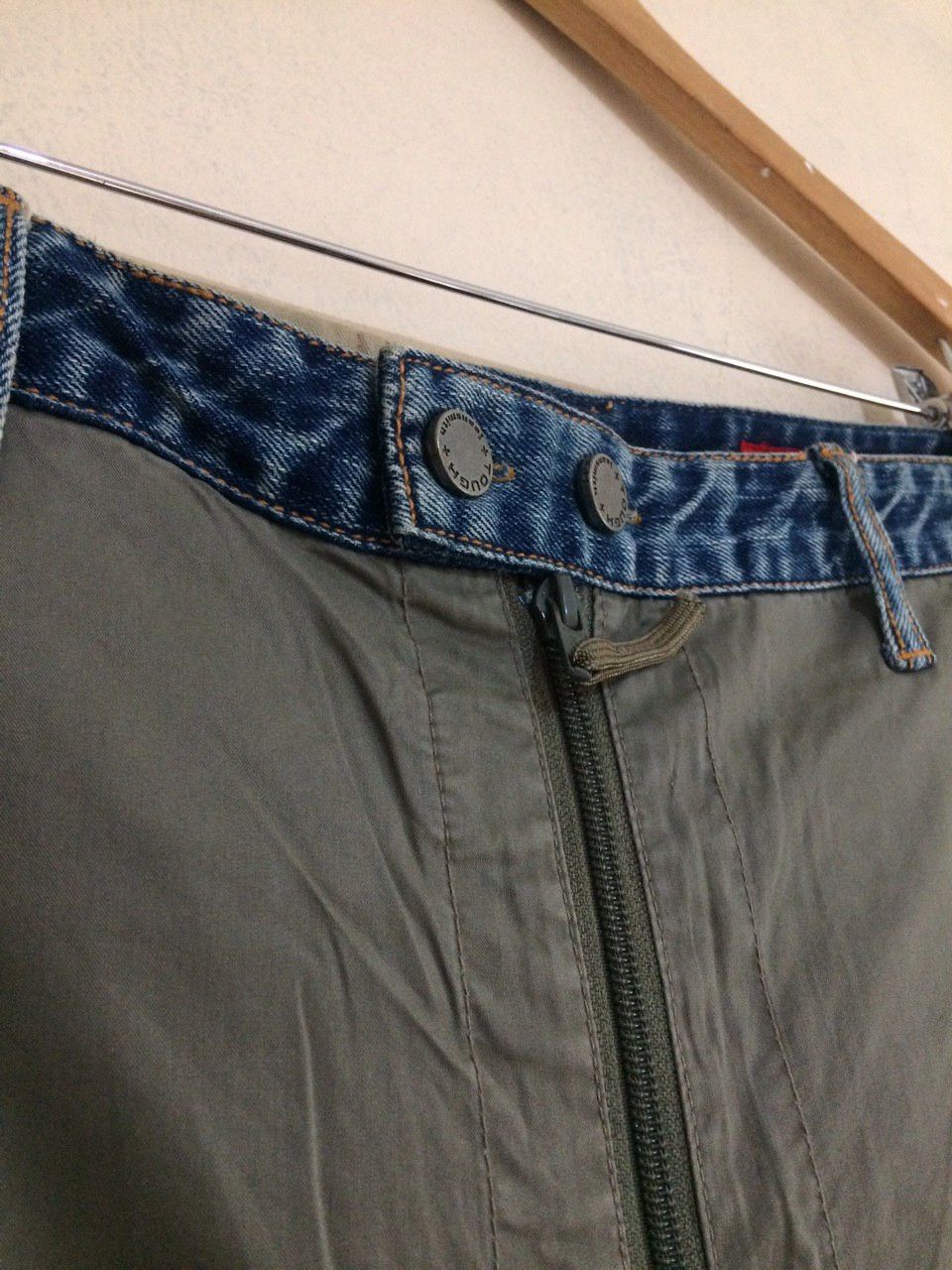 Japanese Brand Tough Jeans Smith Reconstructed Cargo Pants Size US 32 / EU 48 - 4 Thumbnail