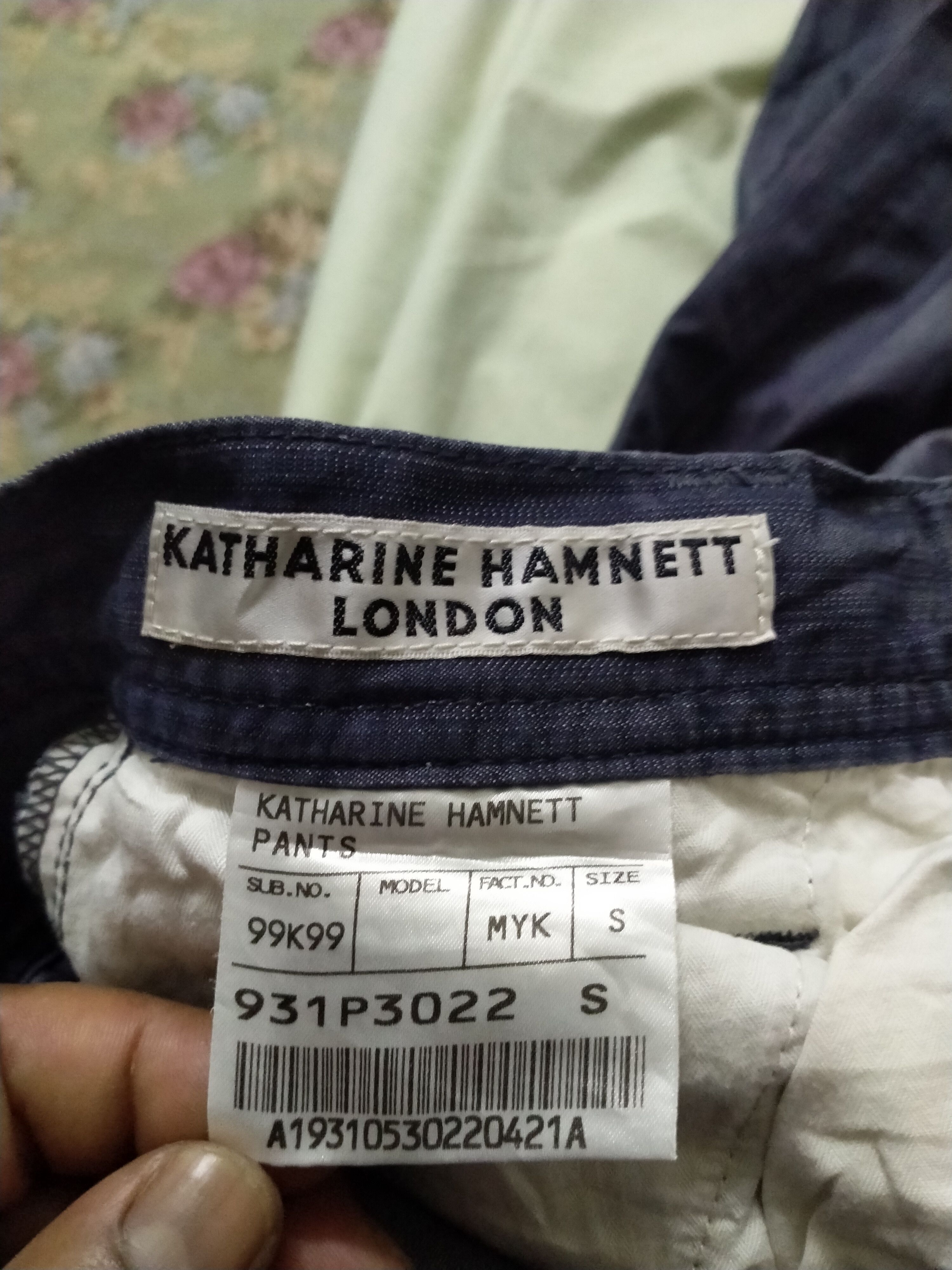 Katharine Hamnett London KATHARINE HAMNETT LONDON SLIM PANTS Size US 30 / EU 46 - 14 Thumbnail