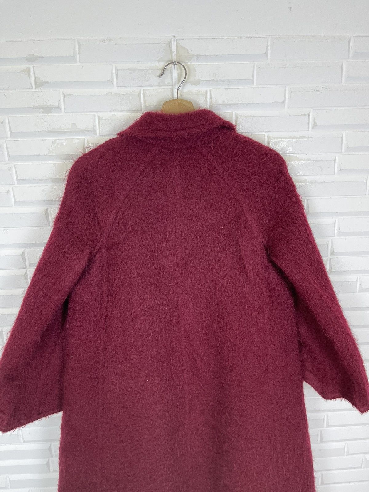 Vintage VINTAGE GIL COUTIN PARIS MOHAIR LONG COAT Size M / US 6-8 / IT 42-44 - 4 Thumbnail