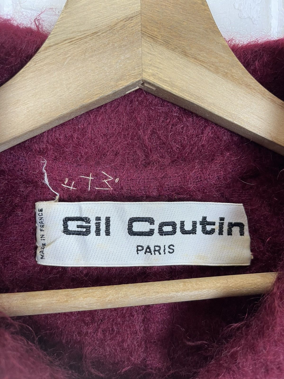 Vintage VINTAGE GIL COUTIN PARIS MOHAIR LONG COAT Size M / US 6-8 / IT 42-44 - 5 Thumbnail