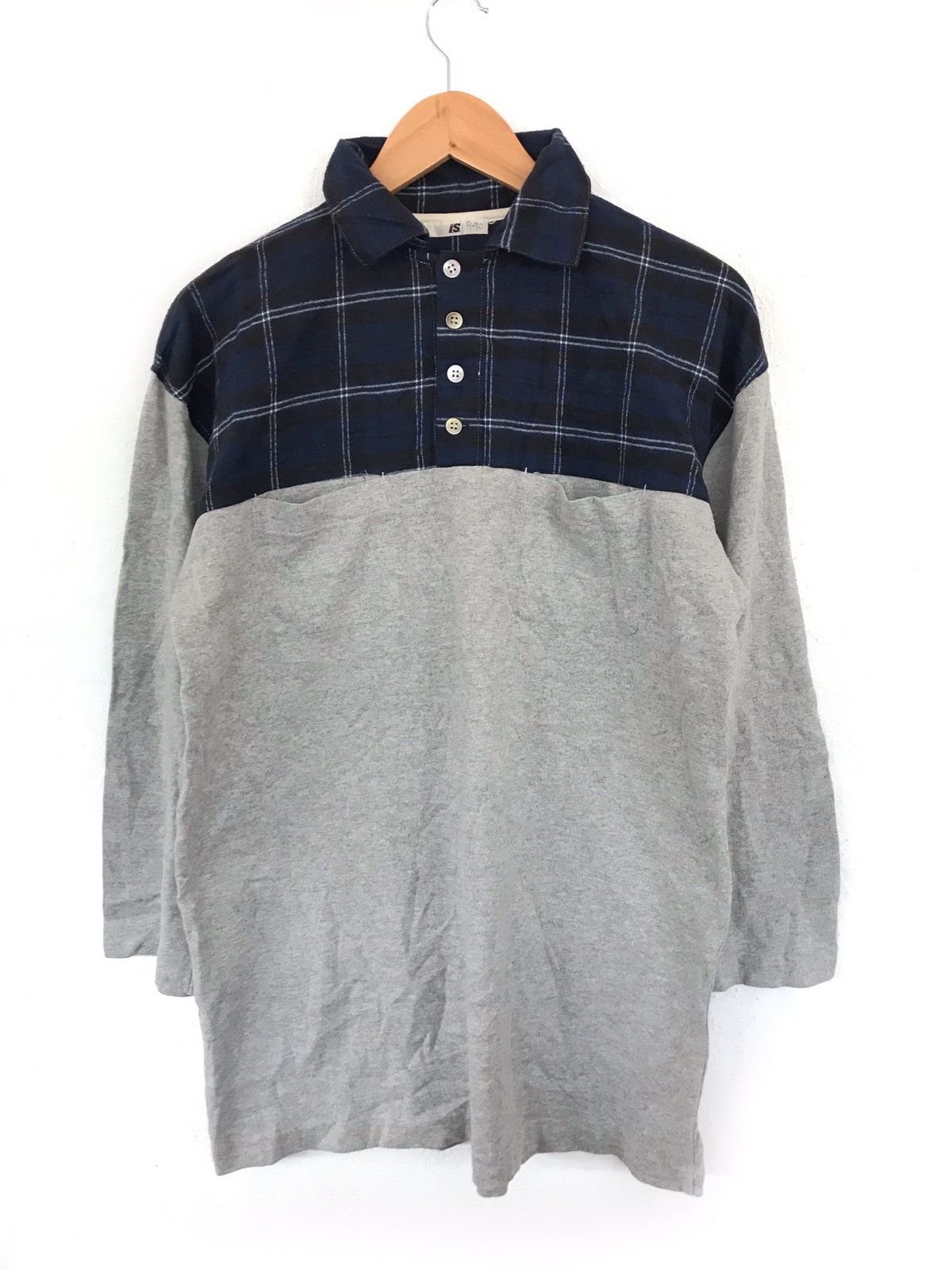 Issey Miyake × Japanese Brand × Vintage Issey Miyake Long Sleeve Shirt Size US M / EU 48-50 / 2 - 1 Thumbnail