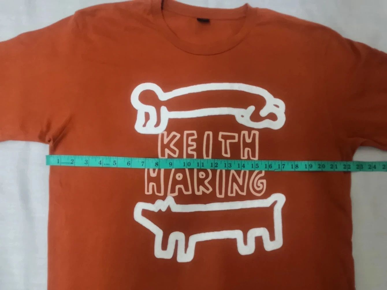 Japanese Brand Vintage Keith Haring T Shirt Art Graffiti Spell Out Size US XL / EU 56 / 4 - 5 Thumbnail