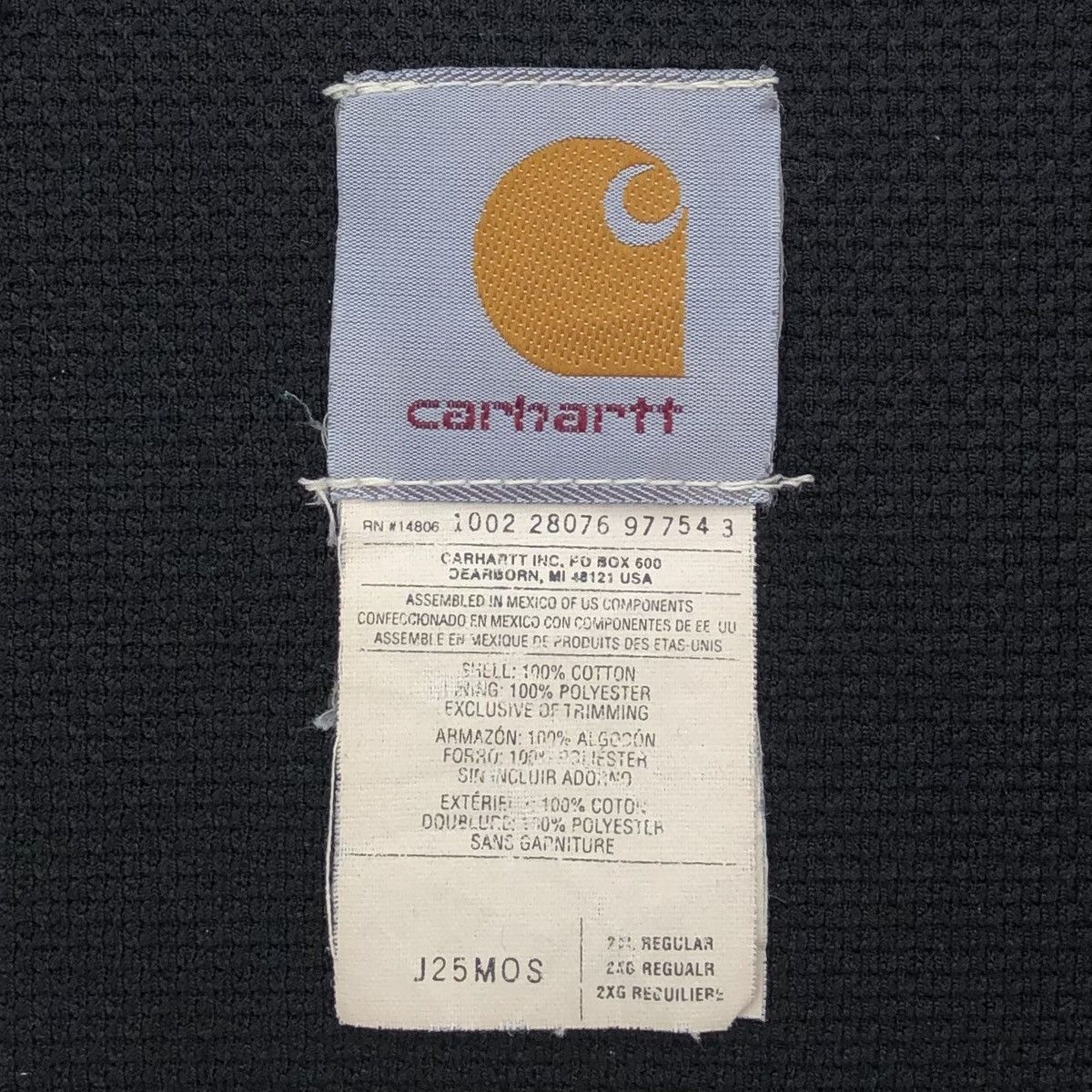 Carhartt Vintage Carhatt Distressed Denim hoodie Jacket Size US XXL / EU 58 / 5 - 21 Thumbnail