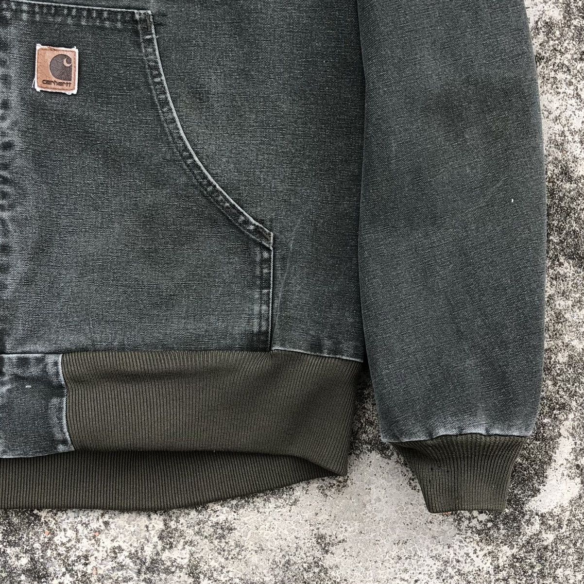 Carhartt Vintage Carhatt Distressed Denim hoodie Jacket Size US XXL / EU 58 / 5 - 5 Thumbnail