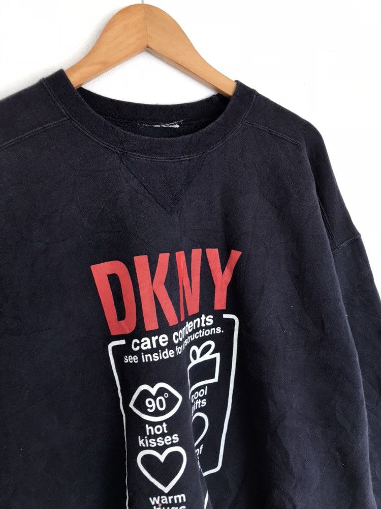 DKNY × Donna Karan × Vintage Vintage Donna Karan New York Sweatshirt Size US XL / EU 56 / 4 - 3 Thumbnail