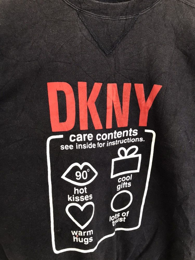 DKNY × Donna Karan × Vintage Vintage Donna Karan New York Sweatshirt Size US XL / EU 56 / 4 - 4 Thumbnail