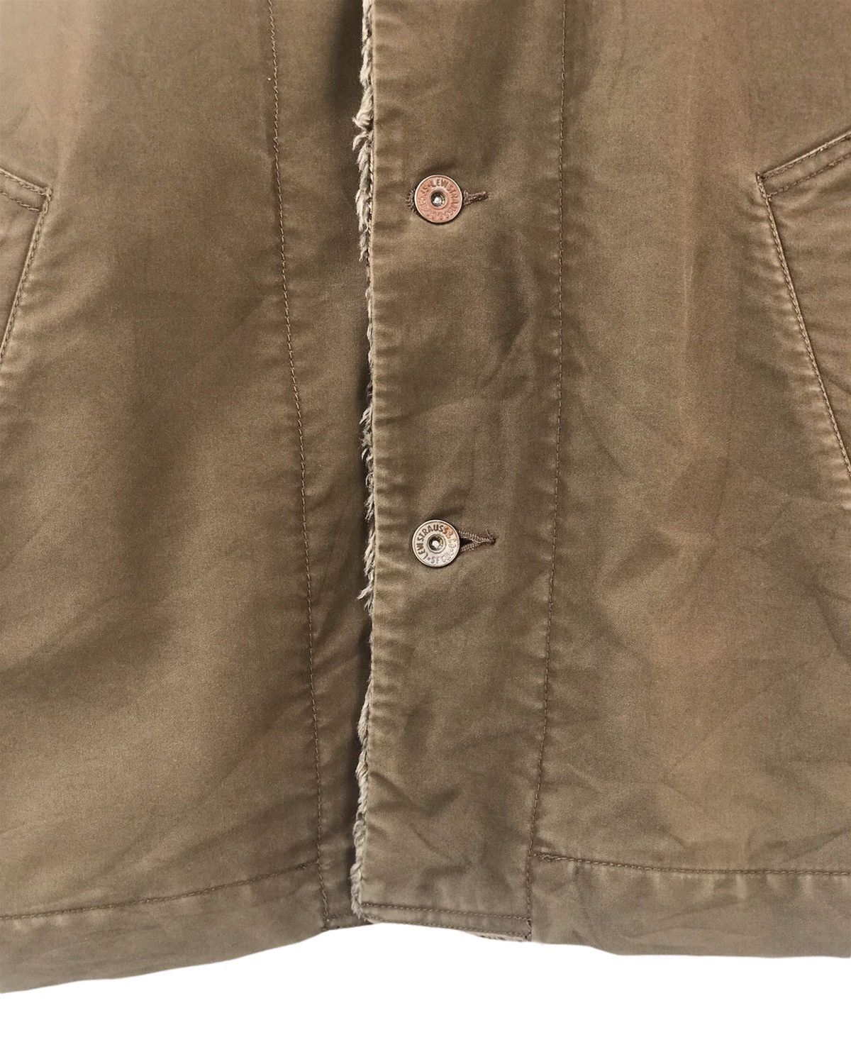 Levi's Levi’s Men’s Faux Shearling Parka Jacket Size US L / EU 52-54 / 3 - 8 Thumbnail