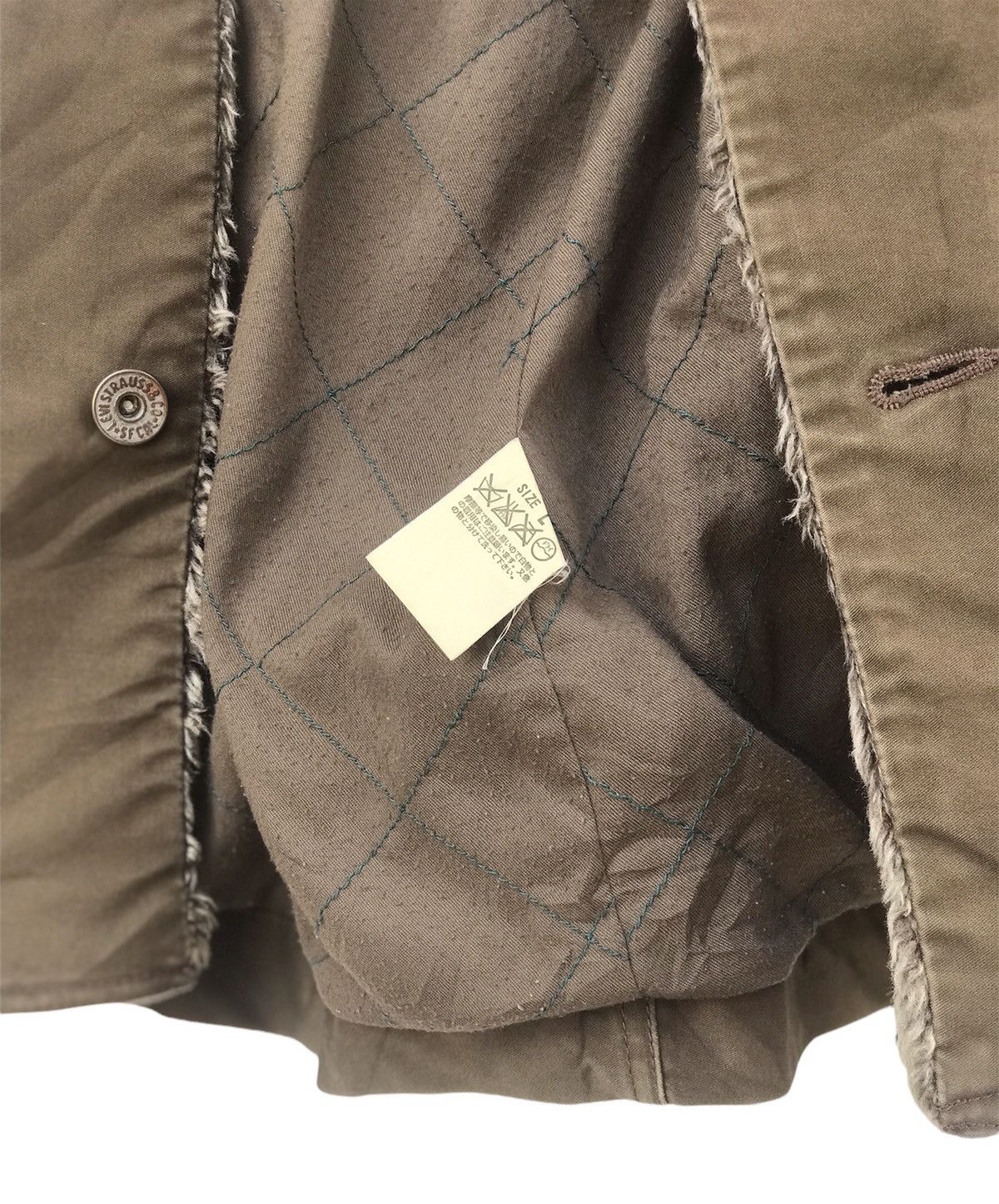 Levi's Levi’s Men’s Faux Shearling Parka Jacket Size US L / EU 52-54 / 3 - 13 Thumbnail
