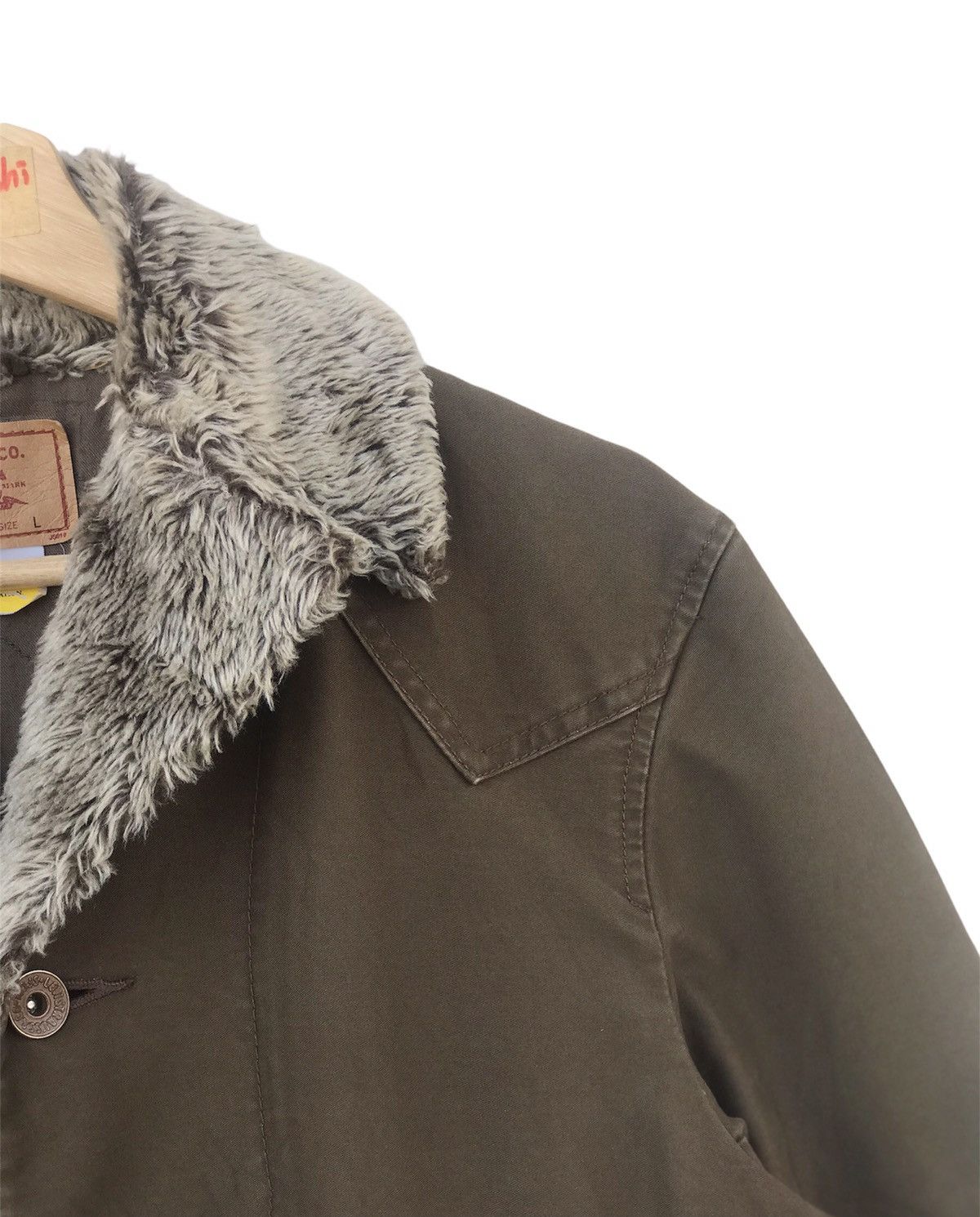 Levi's Levi’s Men’s Faux Shearling Parka Jacket Size US L / EU 52-54 / 3 - 4 Thumbnail