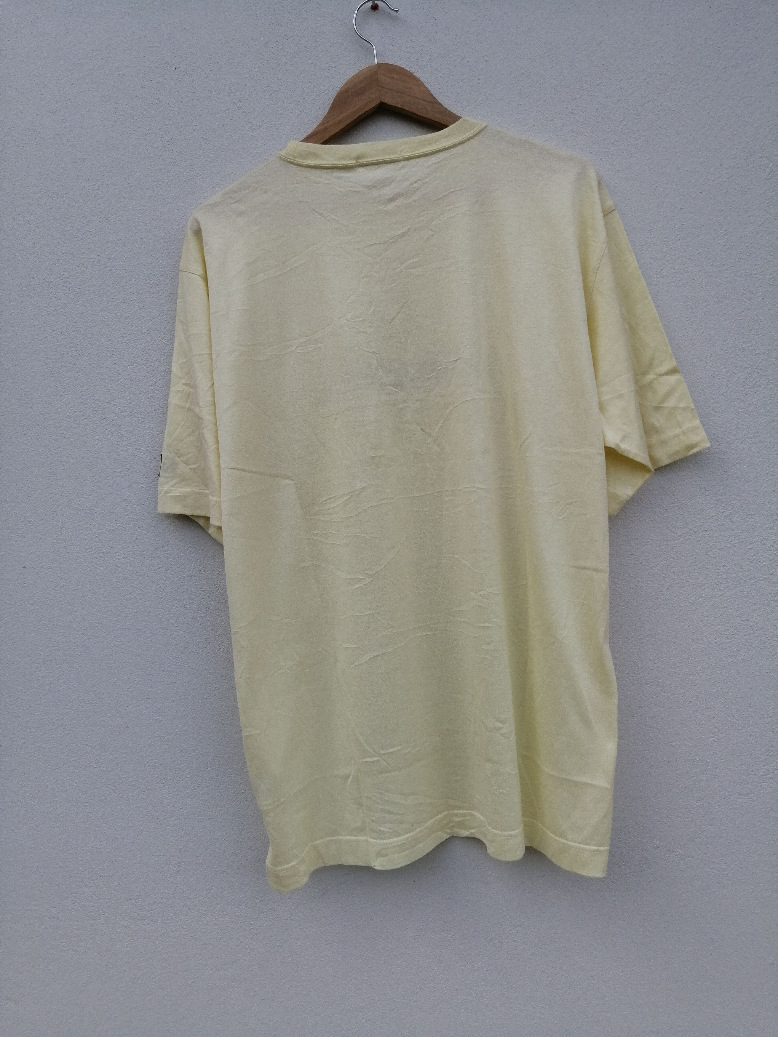 Lancel Lancel Yellow Soft Tee Shirt Size US XL / EU 56 / 4 - 5 Thumbnail