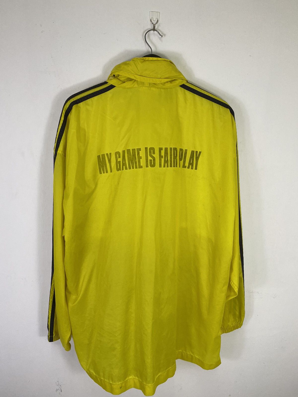 Adidas × Vintage Vintage Y2K Adidas My Game Is Fair Play Light Jacket Size US XL / EU 56 / 4 - 1 Thumbnail