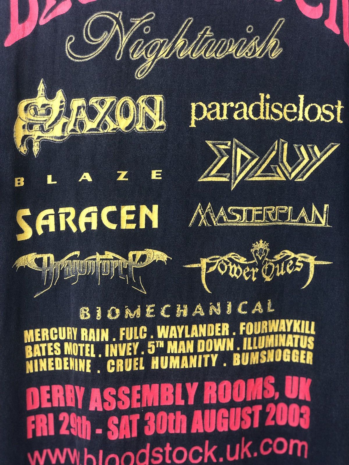 Band Tees × Vintage BloodStock 03 UK Metal Fest Shirt Size US XL / EU 56 / 4 - 5 Thumbnail