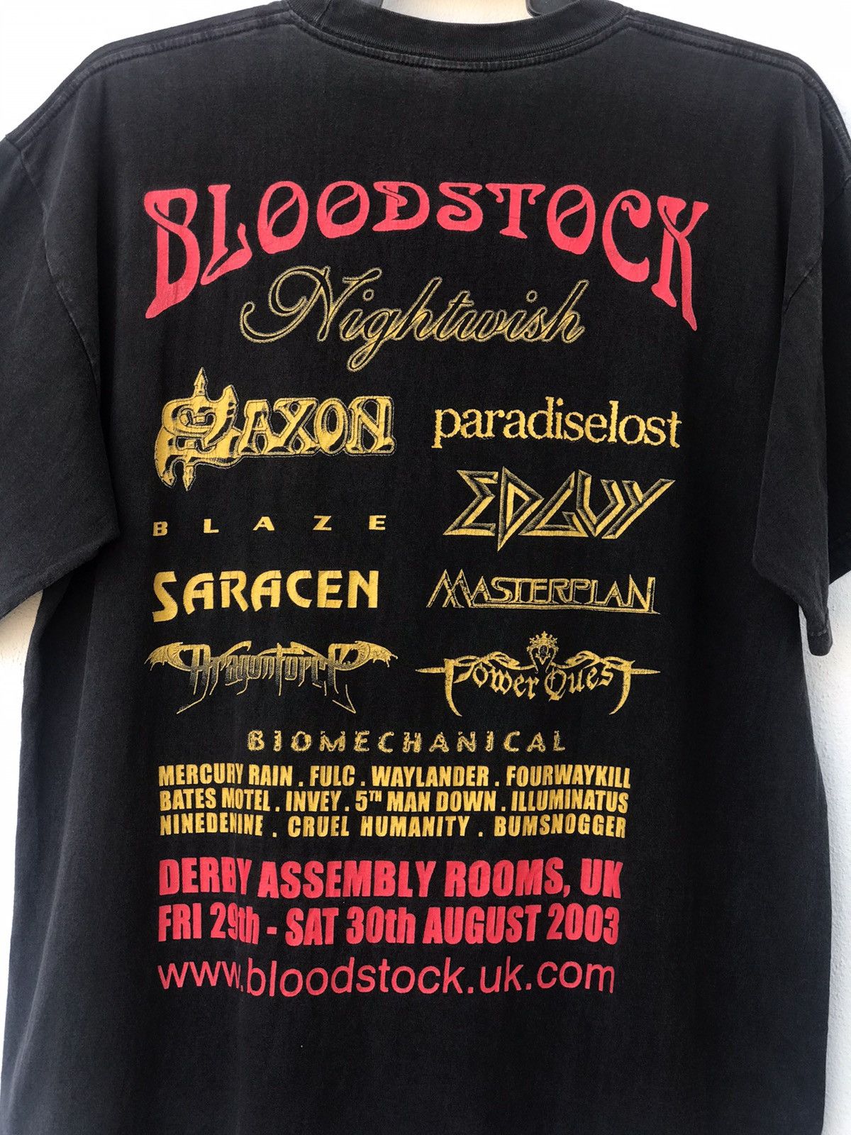 Band Tees × Vintage BloodStock 03 UK Metal Fest Shirt Size US XL / EU 56 / 4 - 4 Thumbnail