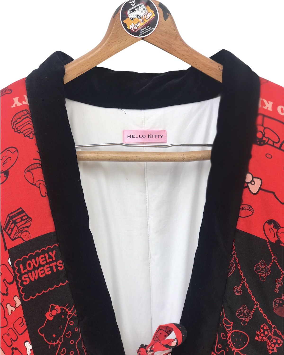Japanese Brand Kimono Hello Kitty Jacket Winter Full Print Size US L / EU 52-54 / 3 - 4 Thumbnail