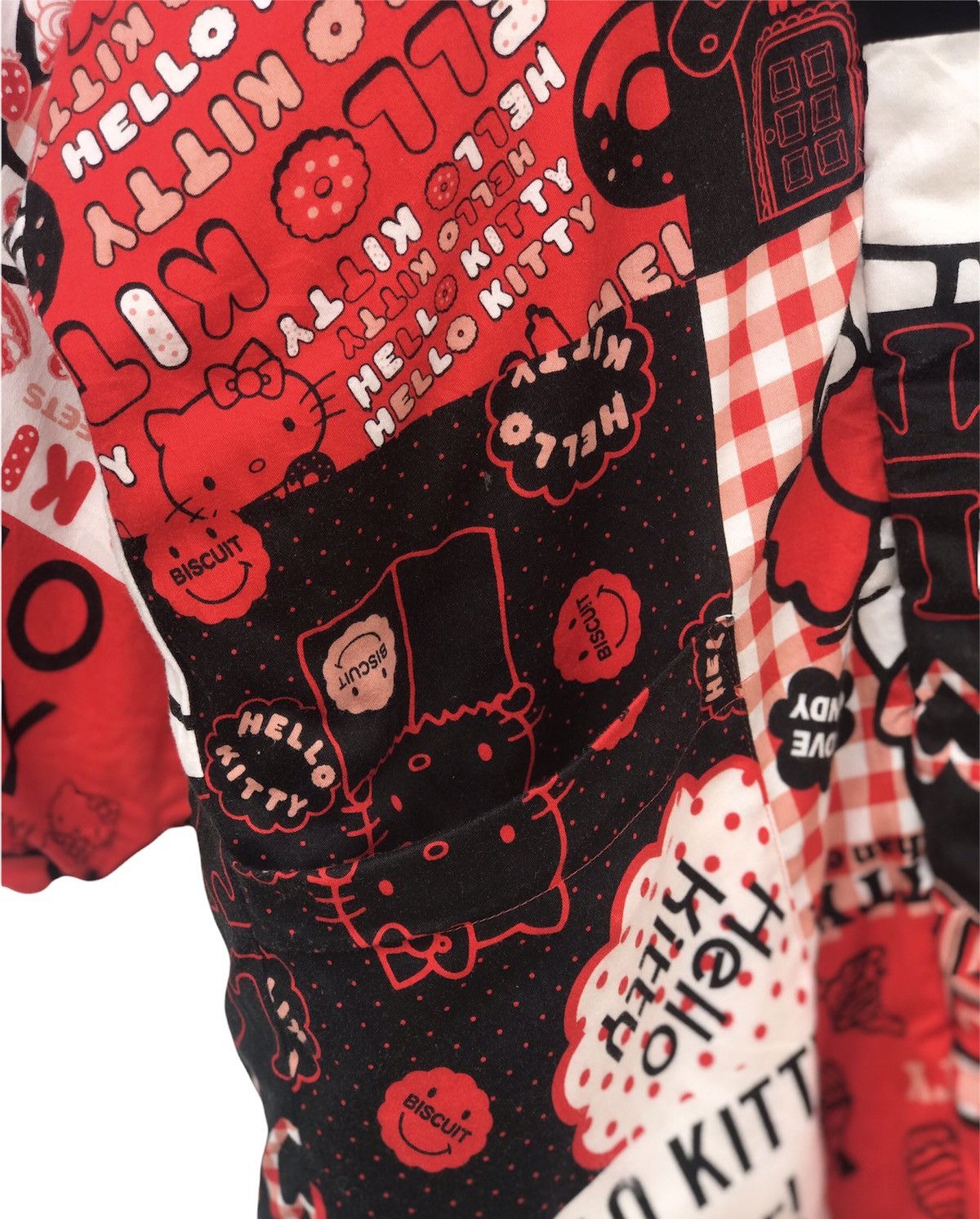 Japanese Brand Kimono Hello Kitty Jacket Winter Full Print Size US L / EU 52-54 / 3 - 8 Thumbnail