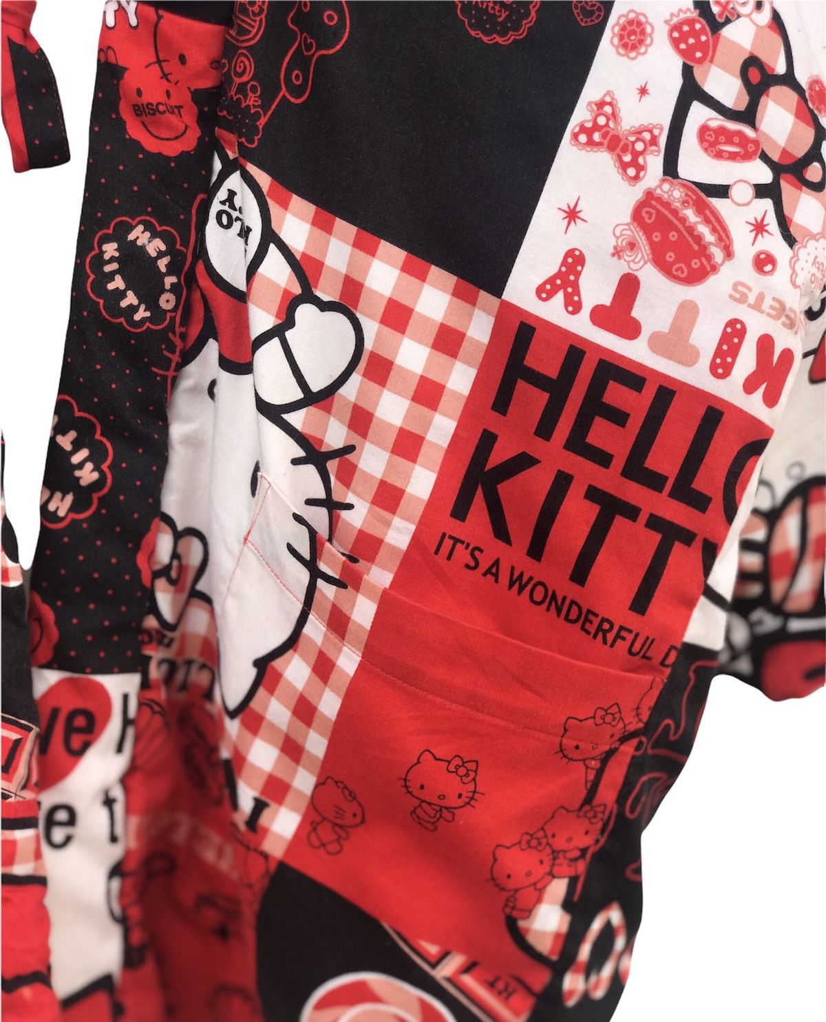 Japanese Brand Kimono Hello Kitty Jacket Winter Full Print Size US L / EU 52-54 / 3 - 9 Thumbnail