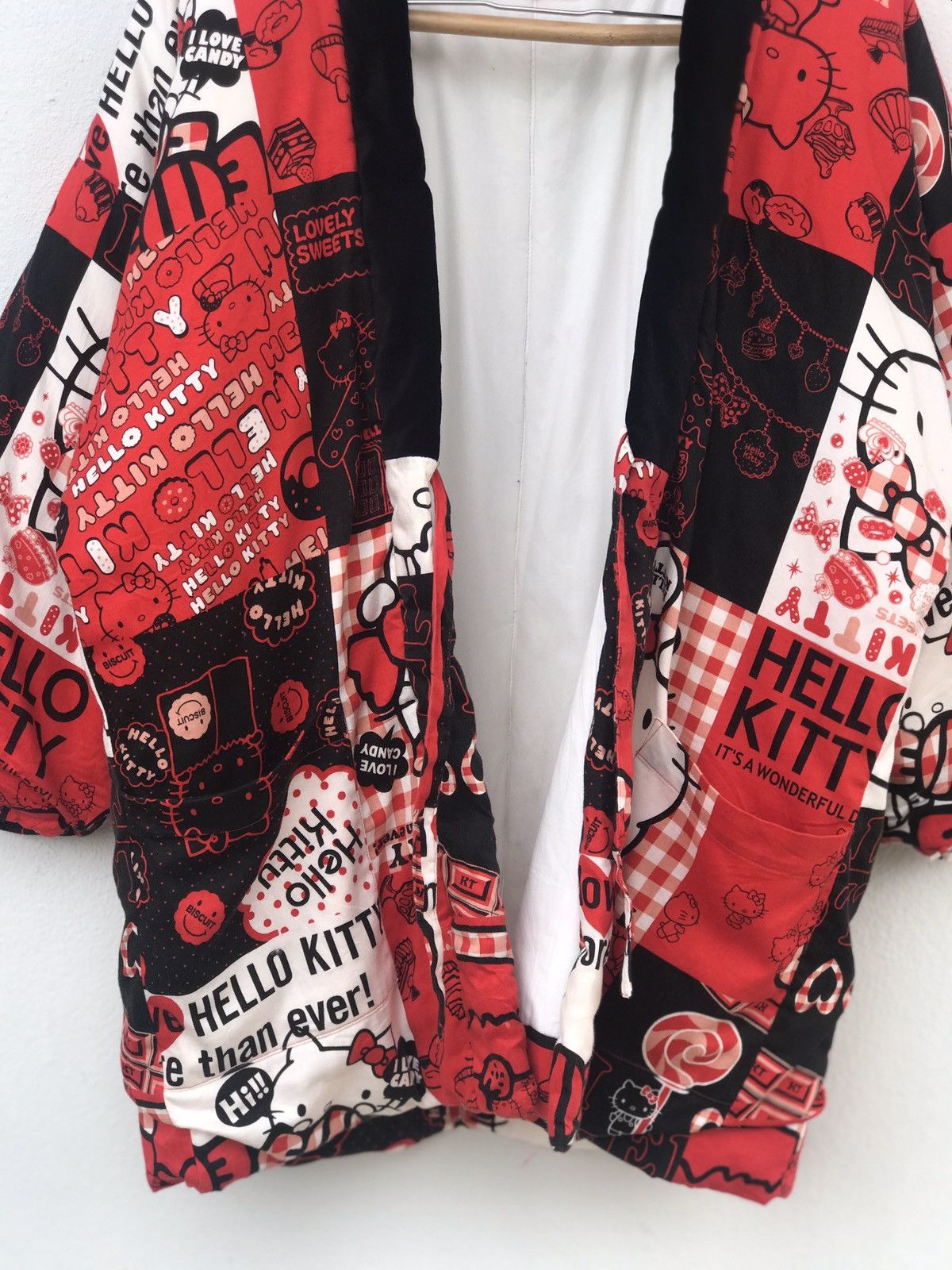 Japanese Brand Kimono Hello Kitty Jacket Winter Full Print Size US L / EU 52-54 / 3 - 2 Thumbnail