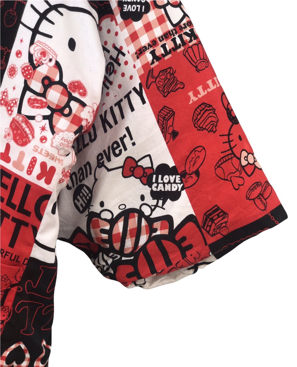 Japanese Brand Kimono Hello Kitty Jacket Winter Full Print Size US L / EU 52-54 / 3 - 5 Thumbnail