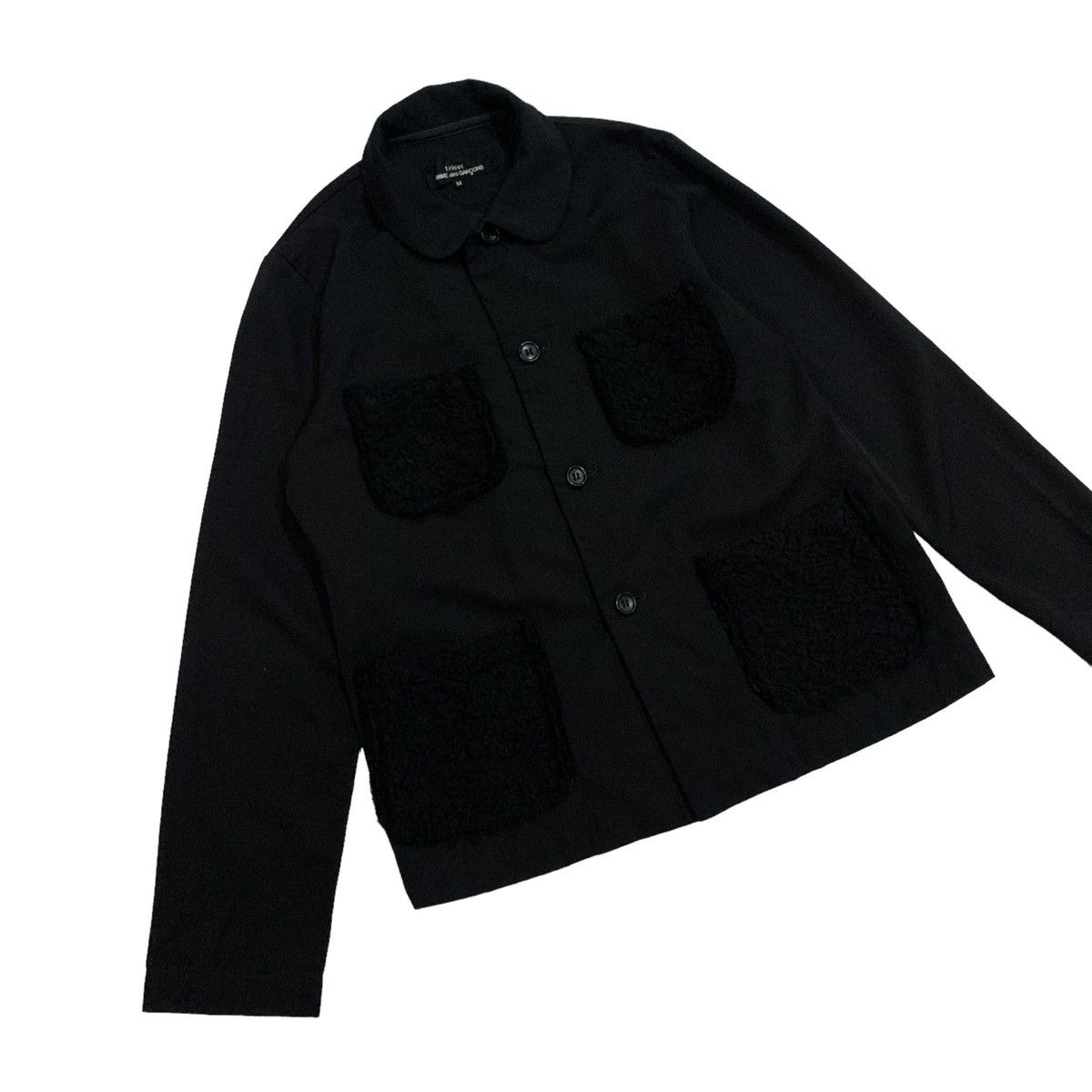 Comme des Garcons 🔥2001 Tricot Comme Des Garcons Wool Button Linen Jacket Size M / US 6-8 / IT 42-44 - 7 Thumbnail