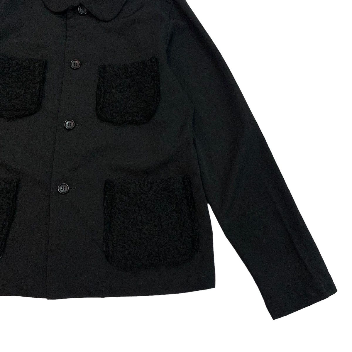 Comme des Garcons 🔥2001 Tricot Comme Des Garcons Wool Button Linen Jacket Size M / US 6-8 / IT 42-44 - 9 Thumbnail