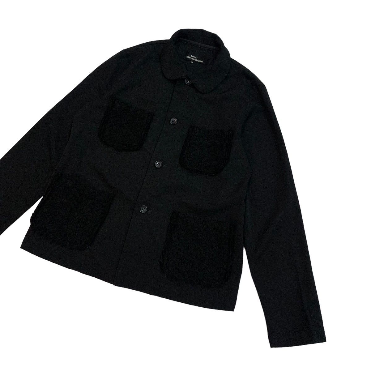 Comme des Garcons 🔥2001 Tricot Comme Des Garcons Wool Button Linen Jacket Size M / US 6-8 / IT 42-44 - 6 Thumbnail