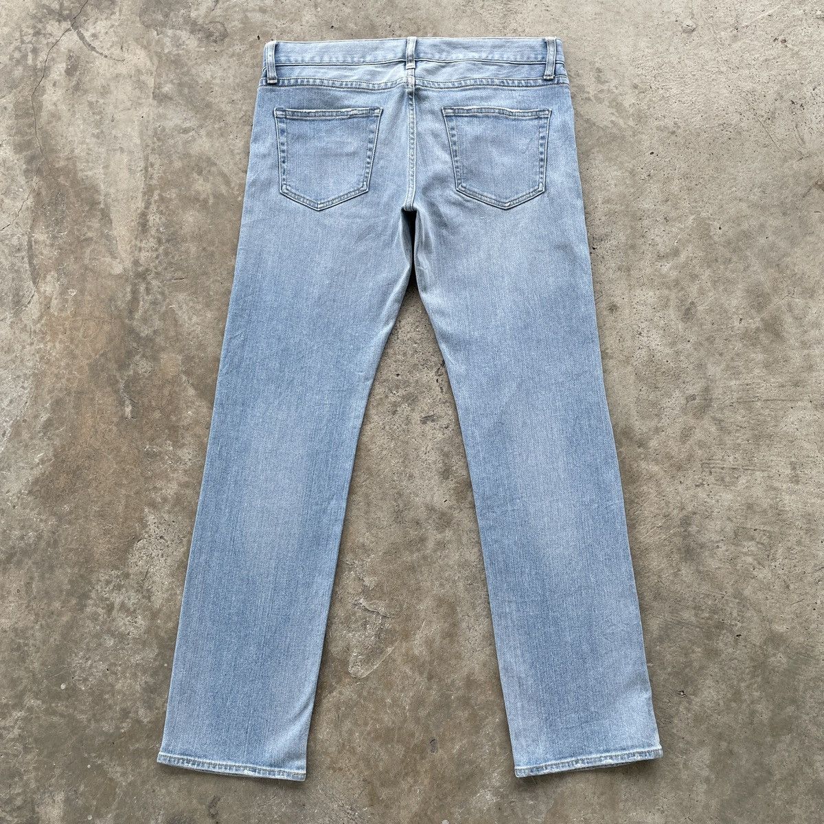 Japanese Brand × Jean Vintage Japanese Brand Distressed Faded Denim Jeans Pants Size US 33 - 10 Thumbnail