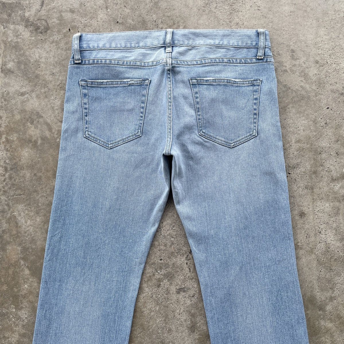 Japanese Brand × Jean Vintage Japanese Brand Distressed Faded Denim Jeans Pants Size US 33 - 8 Thumbnail