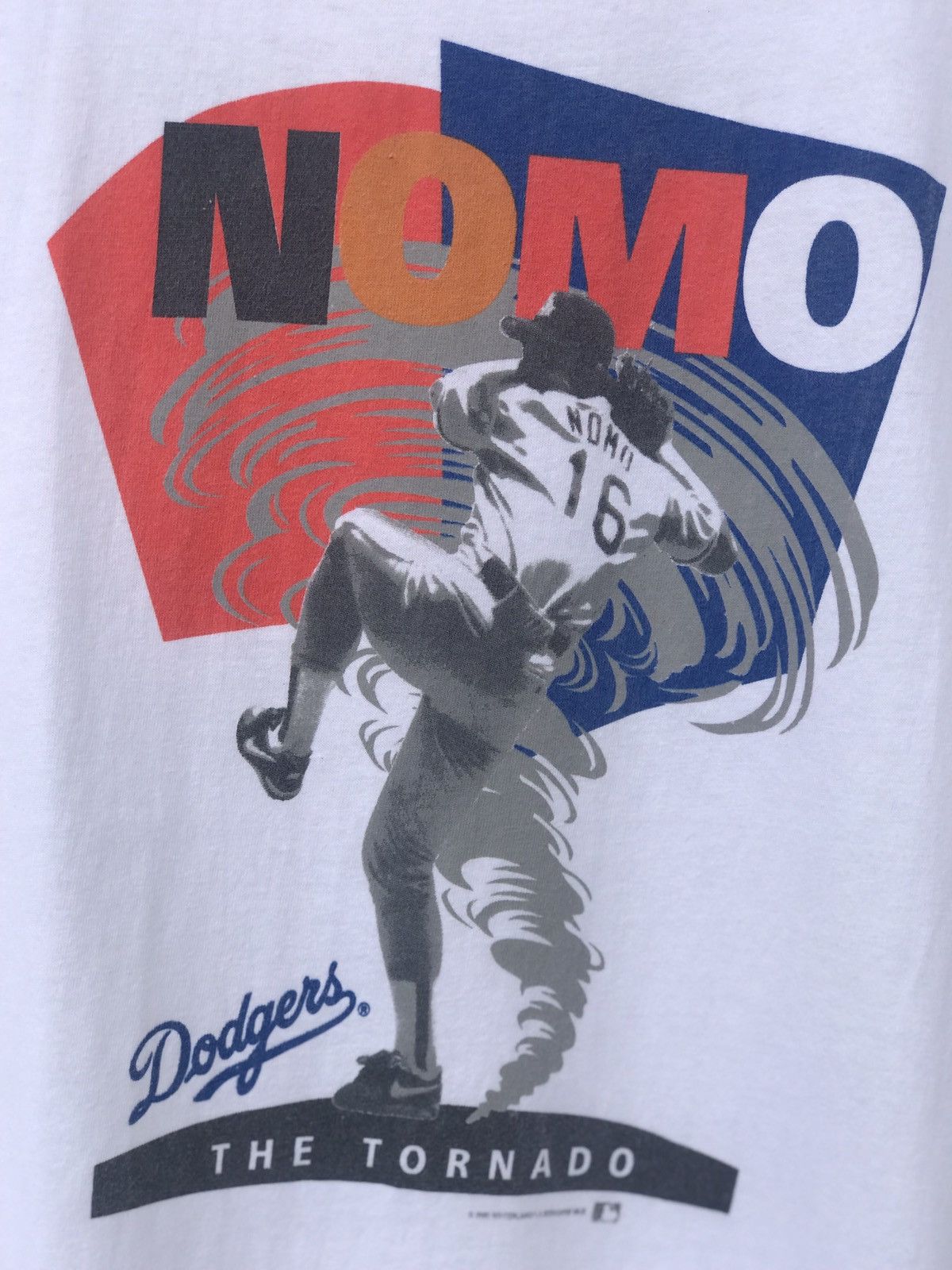 MLB Vintage MLB Dodgers Nomo The Tornado Size US L / EU 52-54 / 3 - 2 Thumbnail