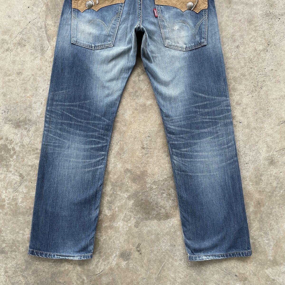 Edwin Rare🔥 Vintage Edwin Faded Jeans Denim Pants W33x30 Size US 33 - 11 Thumbnail