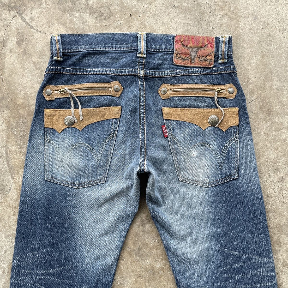 Edwin Rare🔥 Vintage Edwin Faded Jeans Denim Pants W33x30 Size US 33 - 12 Thumbnail