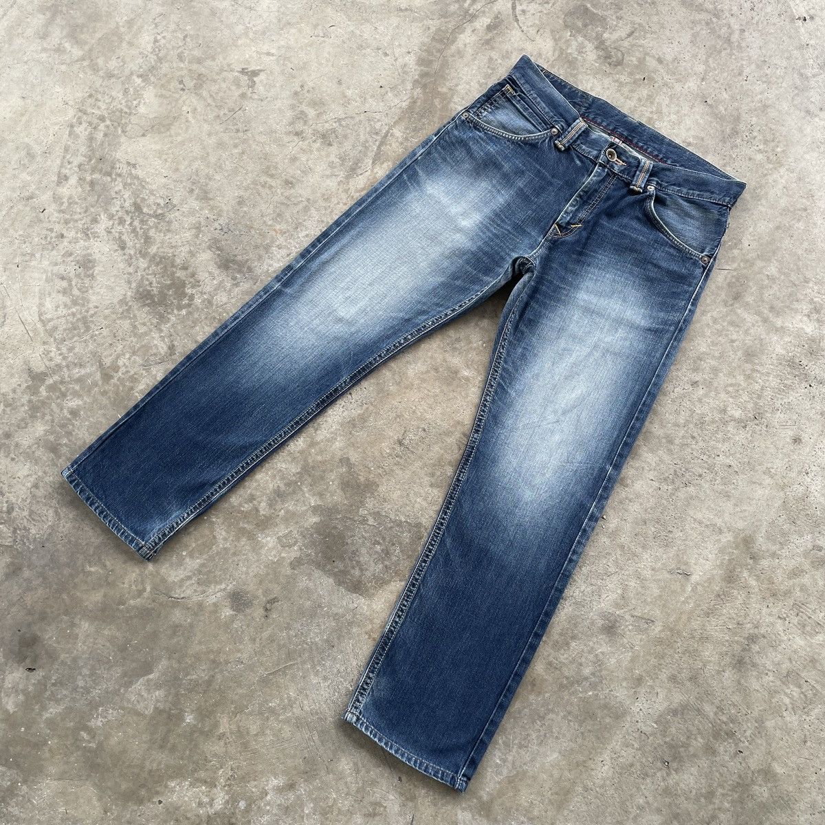 Edwin Rare🔥 Vintage Edwin Faded Jeans Denim Pants W33x30 Size US 33 - 3 Thumbnail