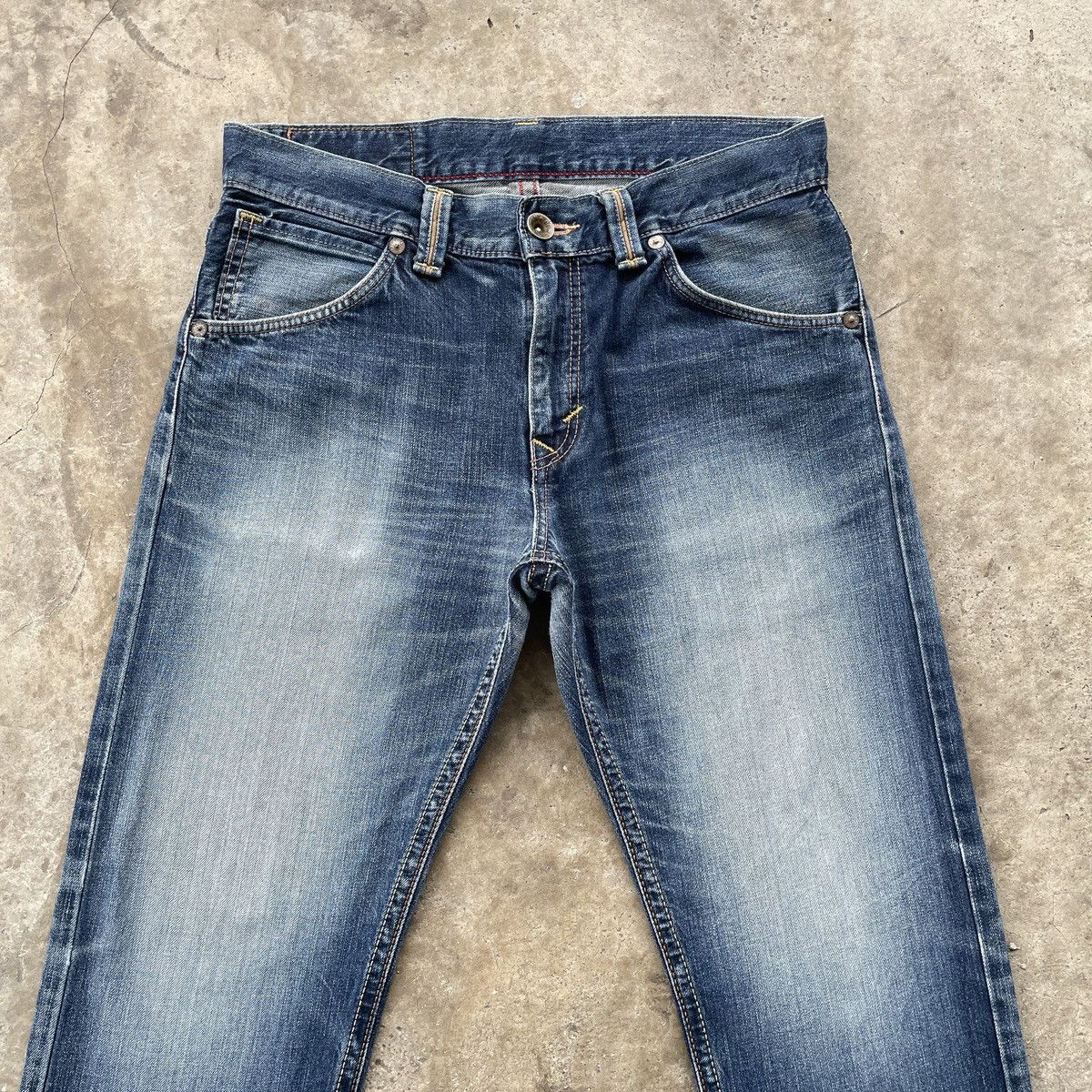 Edwin Rare🔥 Vintage Edwin Faded Jeans Denim Pants W33x30 Size US 33 - 4 Thumbnail
