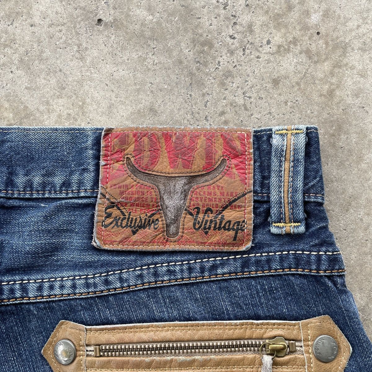 Edwin Rare🔥 Vintage Edwin Faded Jeans Denim Pants W33x30 Size US 33 - 10 Thumbnail