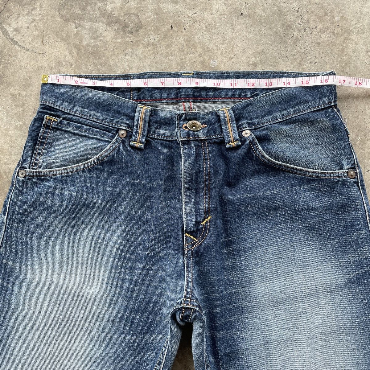 Edwin Rare🔥 Vintage Edwin Faded Jeans Denim Pants W33x30 Size US 33 - 6 Thumbnail