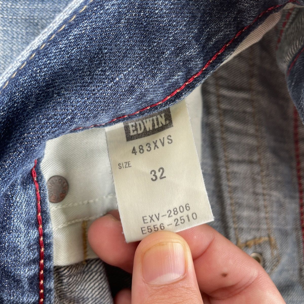 Edwin Rare🔥 Vintage Edwin Faded Jeans Denim Pants W33x30 Size US 33 - 8 Thumbnail