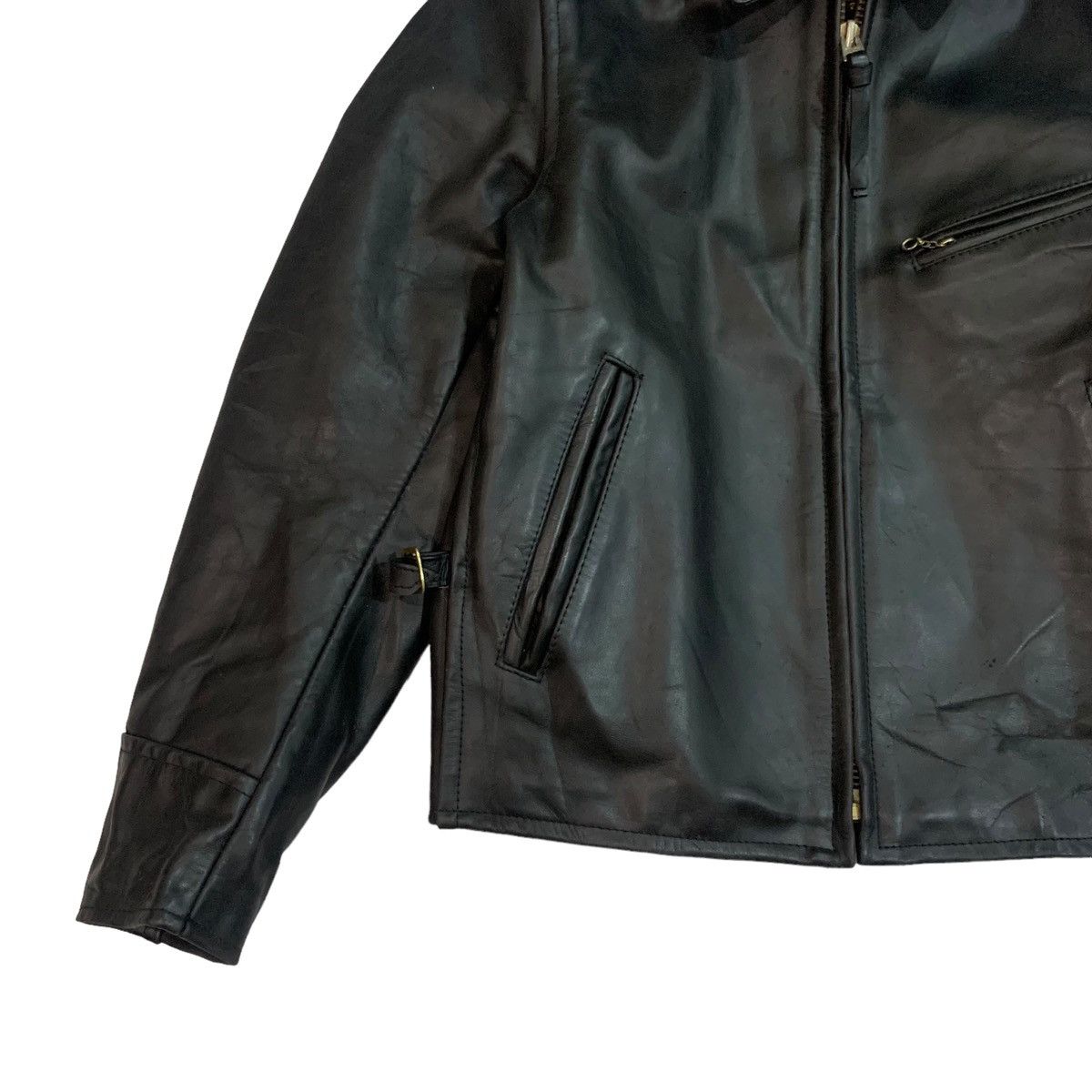 The Real McCoy's 🔥Real Mccoy’s Steerhide Single Leather Jacket Size US S / EU 44-46 / 1 - 7 Thumbnail