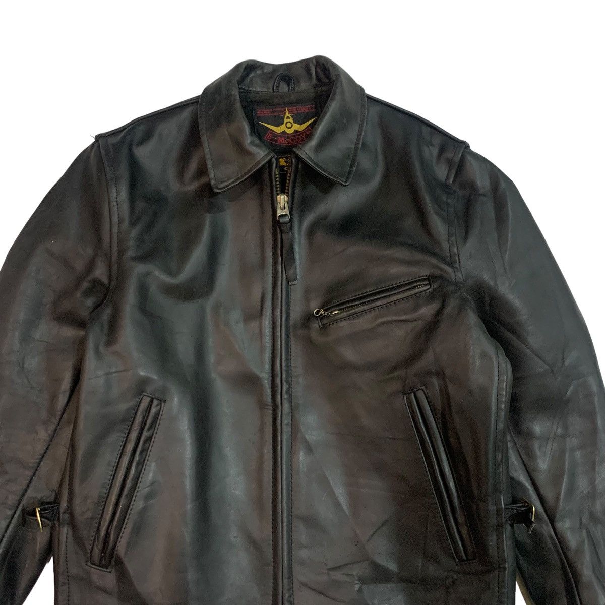 The Real McCoy's 🔥Real Mccoy’s Steerhide Single Leather Jacket Size US S / EU 44-46 / 1 - 5 Thumbnail