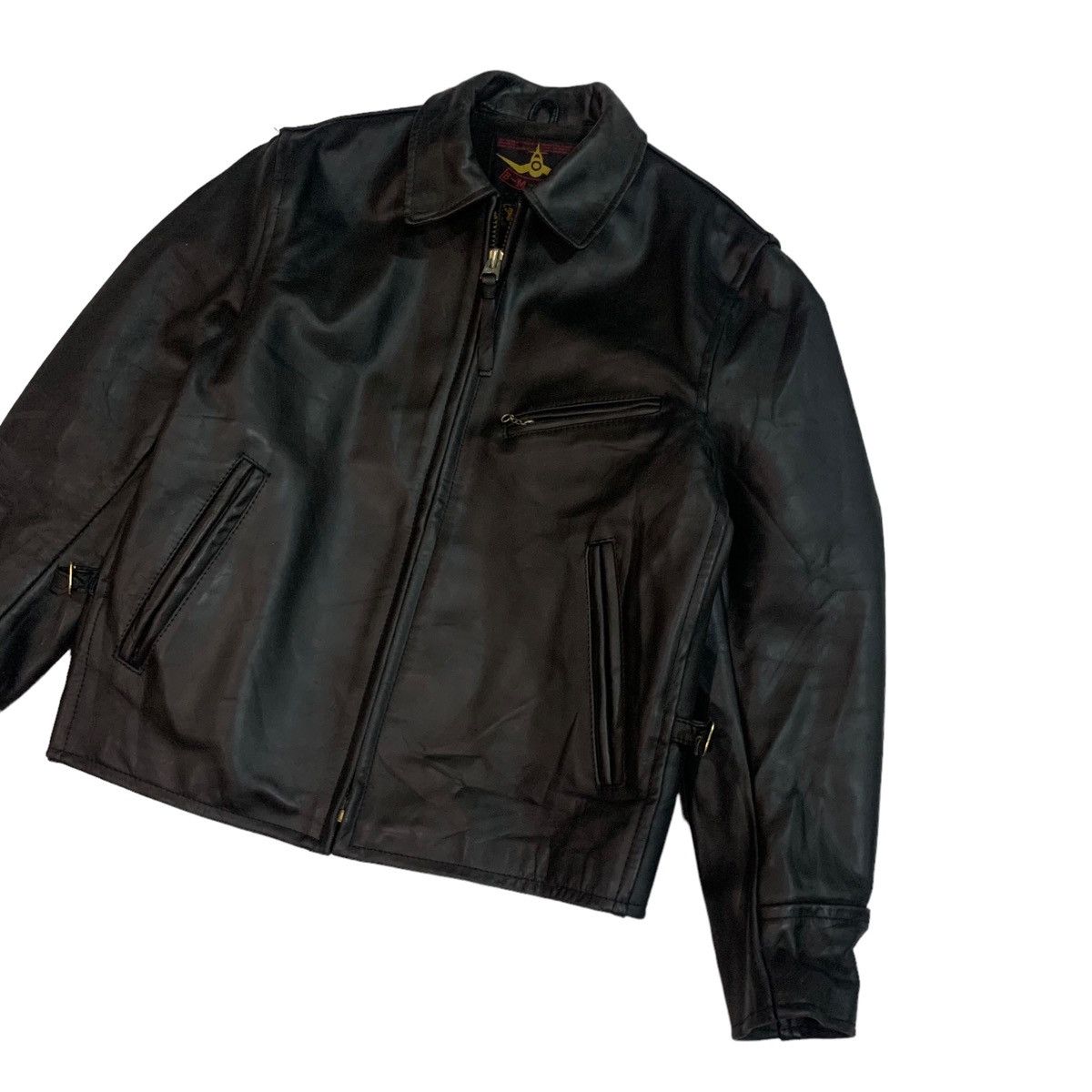 The Real McCoy's 🔥Real Mccoy’s Steerhide Single Leather Jacket Size US S / EU 44-46 / 1 - 3 Thumbnail