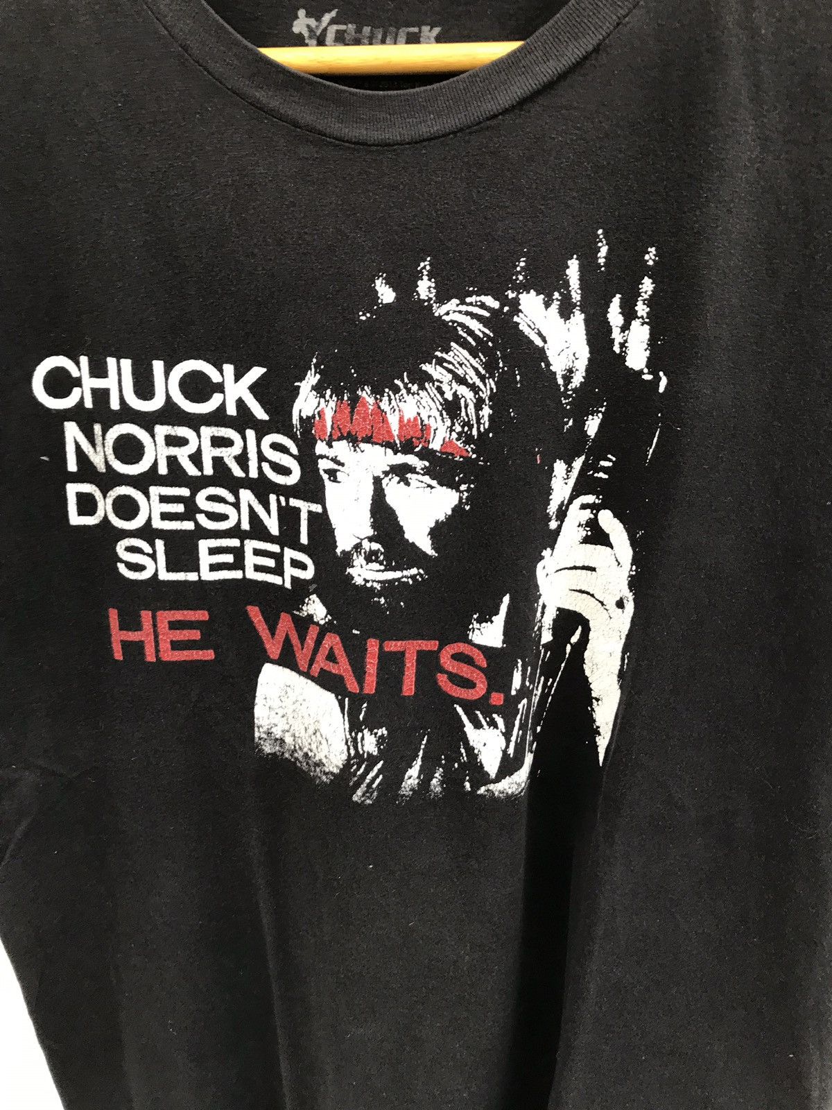 Vintage Vintage Chuck Norris movie promo Tshirt Size US L / EU 52-54 / 3 - 3 Thumbnail