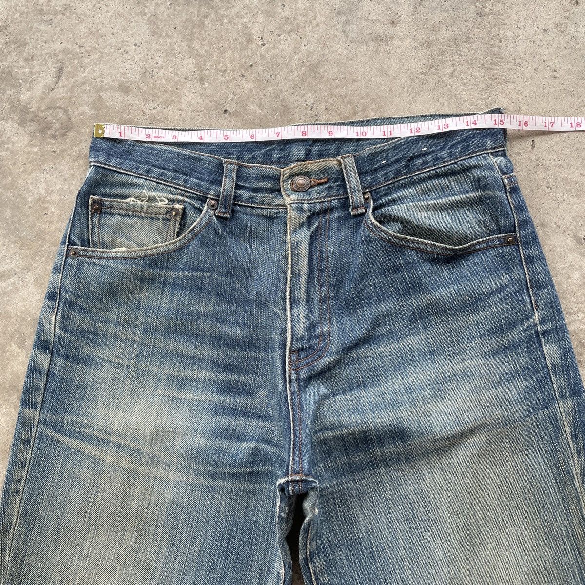 Japanese Brand × Vintage Japanese Vintage Faded Rusty Distressed FLARED Jeans Pants Size US 30 / EU 46 - 5 Thumbnail