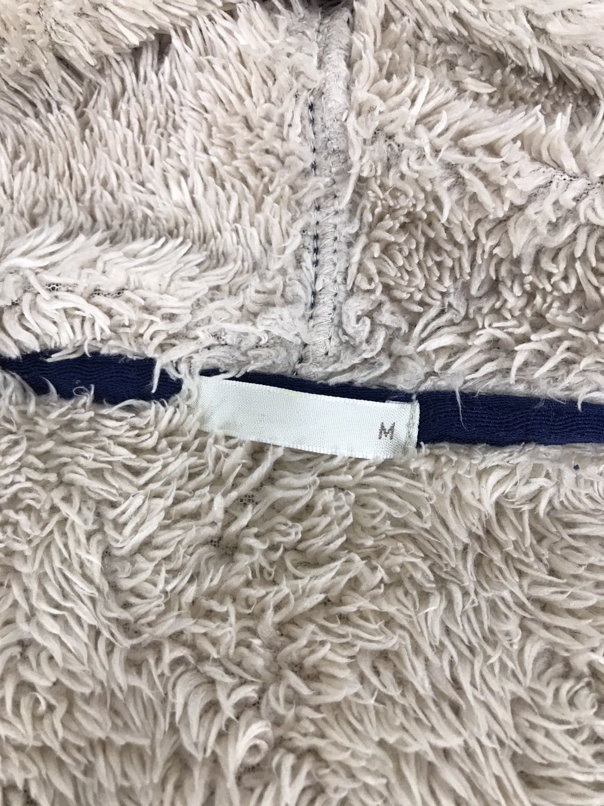 Japanese Brand × Vintage Striped Block Hoodies Sherpa Inner Big Pocket Design Size US M / EU 48-50 / 2 - 6 Thumbnail
