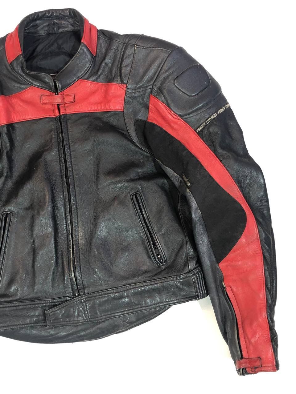 Other Frank Thomas Moto Leather Jacket Motocross Racing Vintage Size US L / EU 52-54 / 3 - 3 Thumbnail