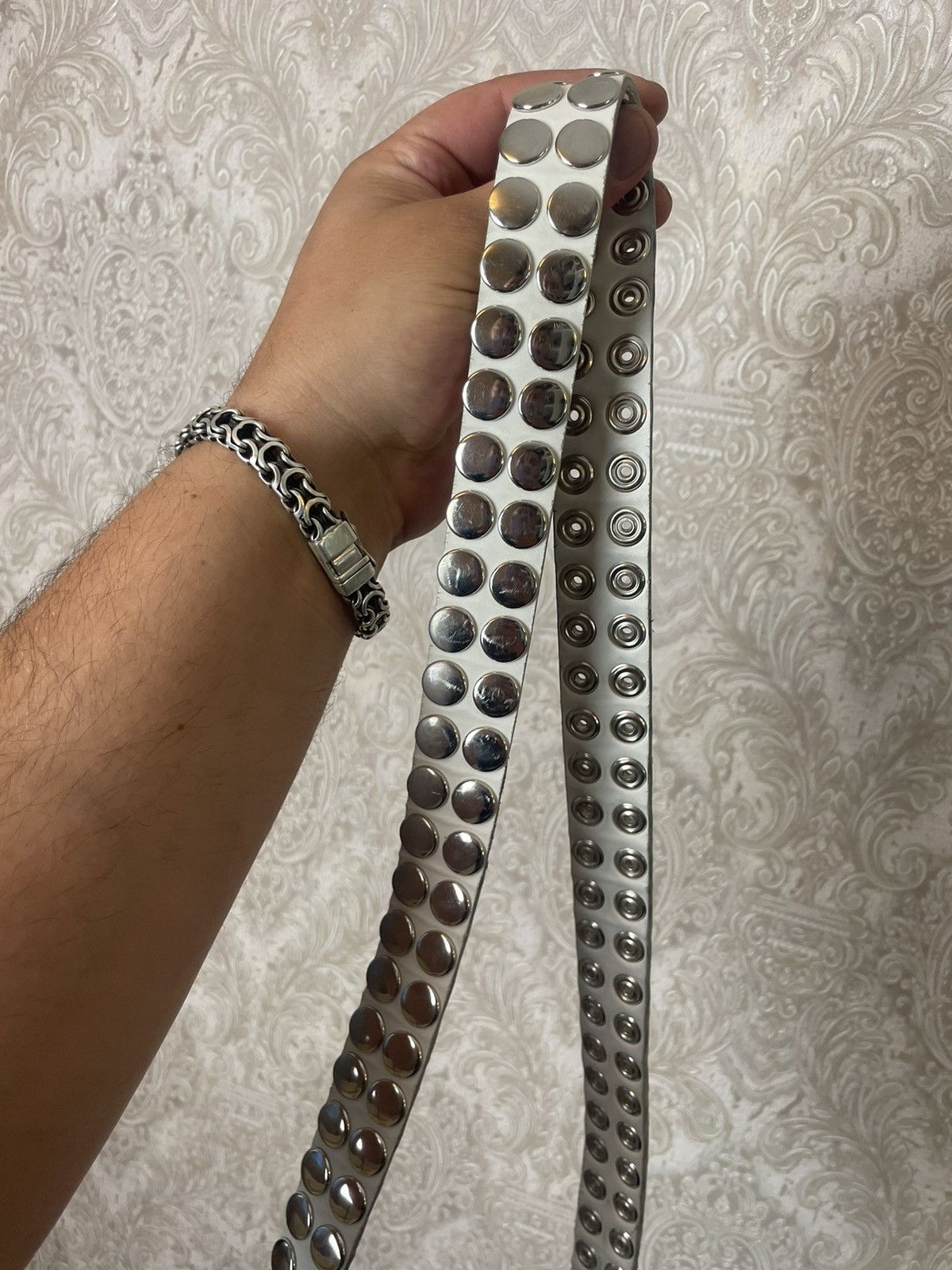 Japanese Brand × Vintage Vintage 90s Japanese metal punk rock emo goth belt y2k Size ONE SIZE - 2 Thumbnail