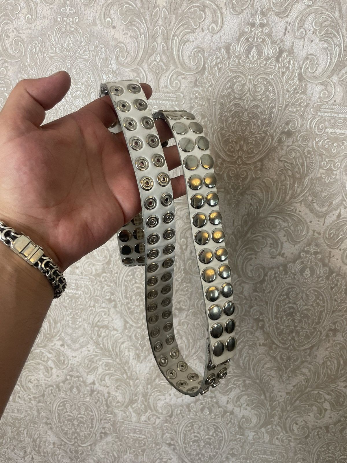 Japanese Brand × Vintage Vintage 90s Japanese metal punk rock emo goth belt y2k Size ONE SIZE - 1 Thumbnail