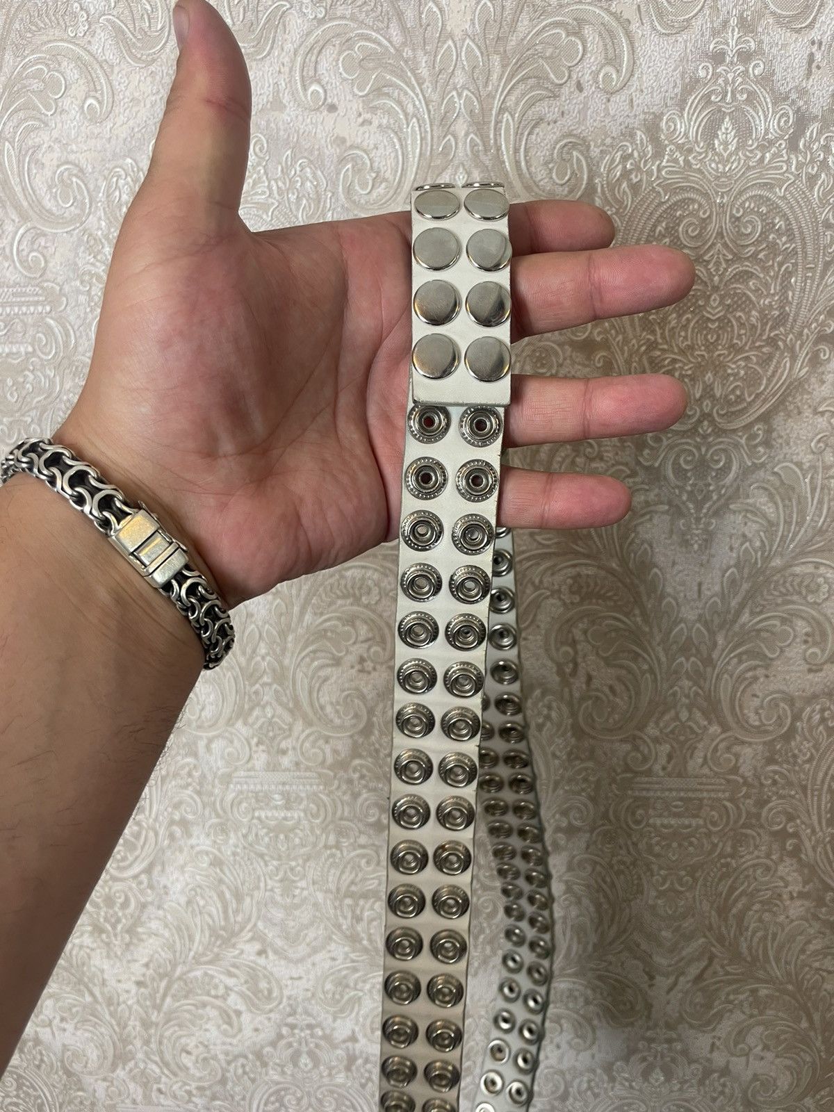 Japanese Brand × Vintage Vintage 90s Japanese metal punk rock emo goth belt y2k Size ONE SIZE - 3 Thumbnail